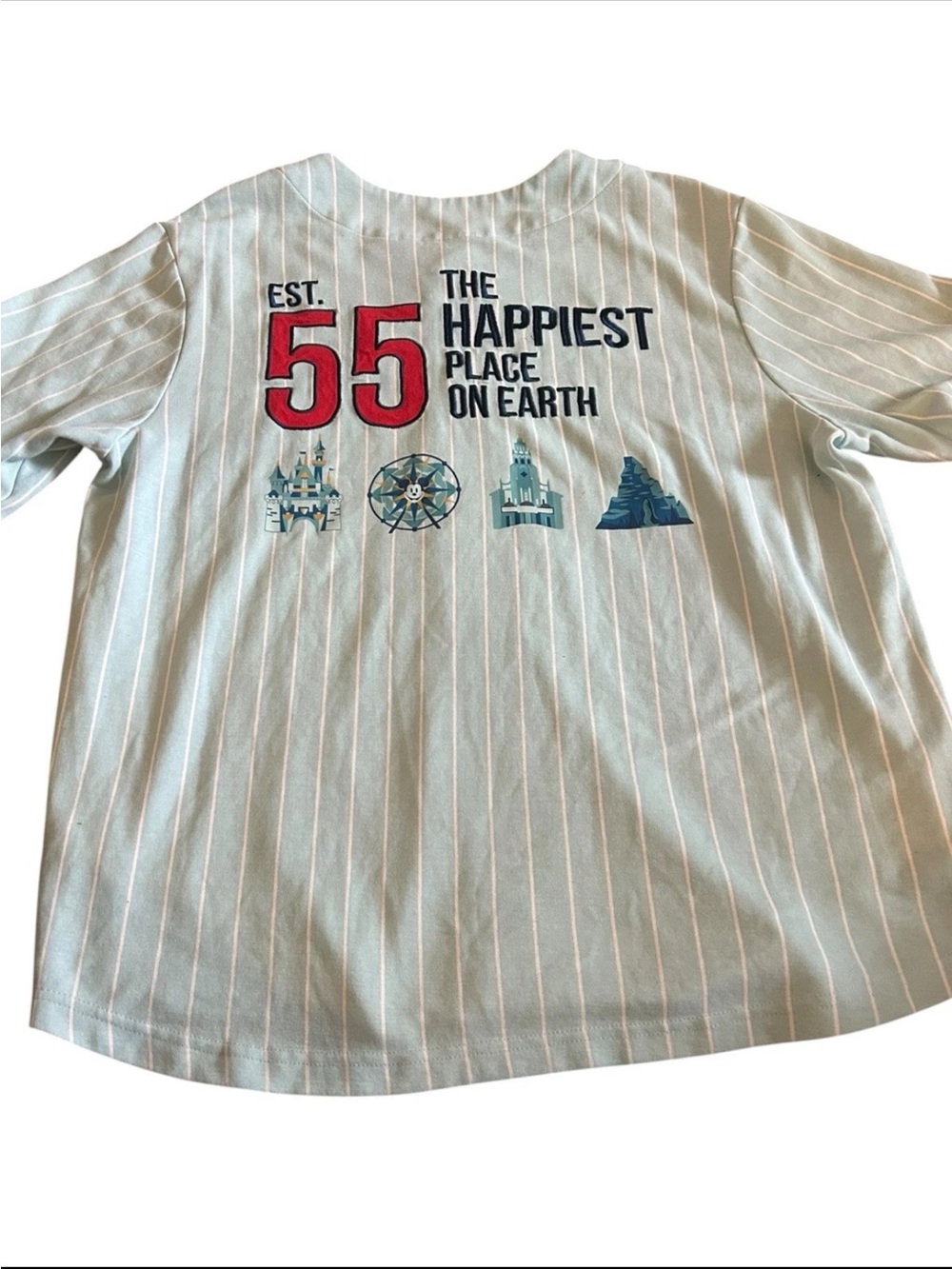 Disney Disneyland Resort “Happiest Place on Earth” Est. 1955/55 Unisex Jersey